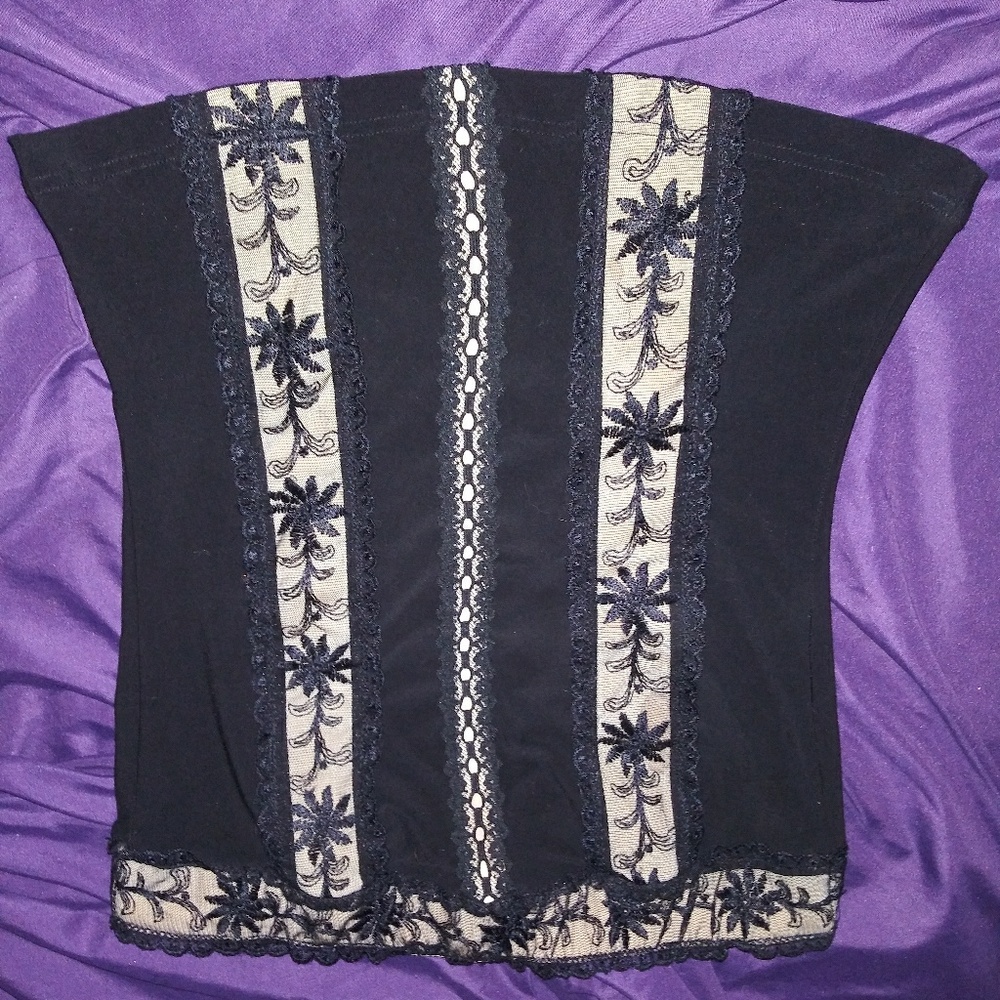Lace Corset Style Top